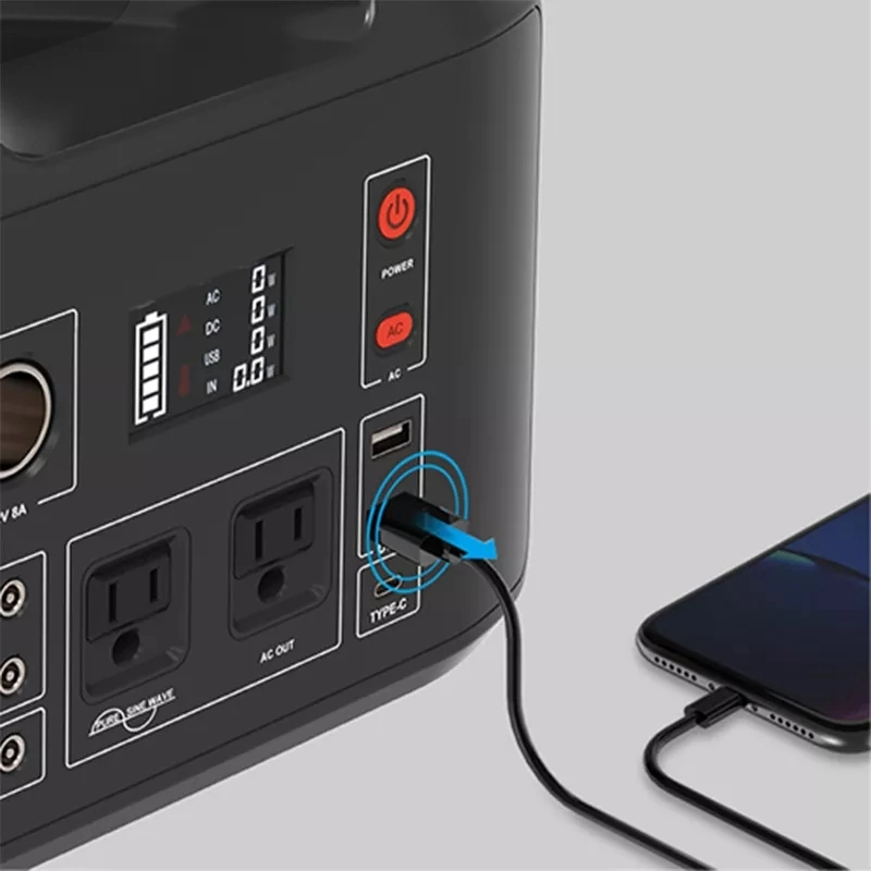 Generator-elektrisches System-Haushaltsgerät-kampierendes Schießen-tragbares Kraftwerk 300W AC/DC/USB/Solar im Freien