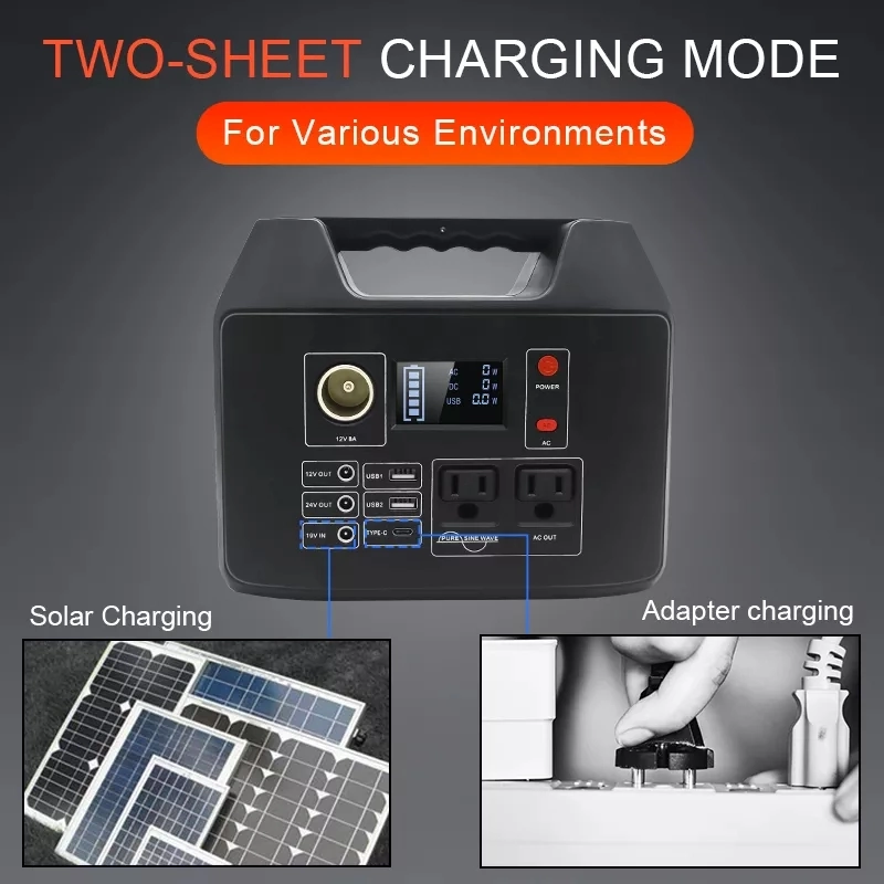 Generator-elektrisches System-Haushaltsgerät-kampierendes Schießen-tragbares Kraftwerk 300W AC/DC/USB/Solar im Freien