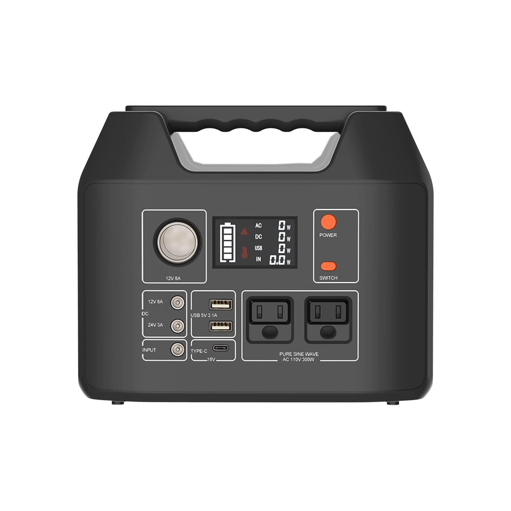 Generator-elektrisches System-Haushaltsgerät-kampierendes Schießen-tragbares Kraftwerk 300W AC/DC/USB/Solar im Freien