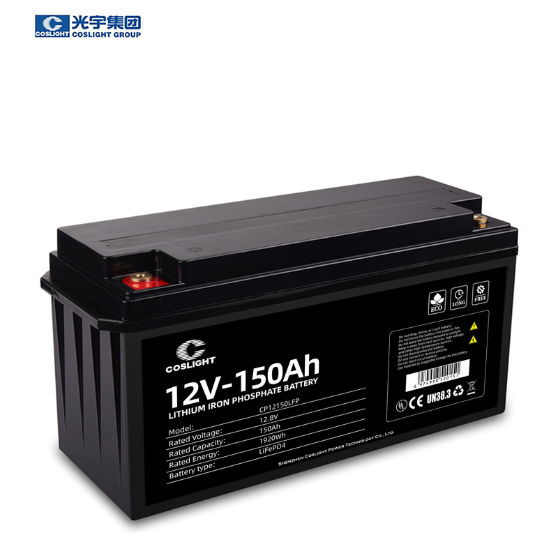 Coslight 12V 150Ah RV Lithium Iron Phosphate Battery For Telecom Base Station